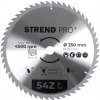 Kotúč Strend Pro TCT 350x3.6x30 mm 54Z, na drevo, pílový, SK plátky Kotúč Strend Pro TCT 350x3.6x30 mm 54Z, na drevo, pílový, SK plátky