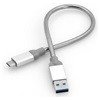 Kábel USB (3.1), USB A M- USB C M, 0.3m, strieborný, Verbatim, box, 48868 Kábel USB (3.1), USB A M- USB C M, 0.3m, strieborný, Verbatim, box, 48868