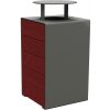 Odpadkový kôš KUBE s vekom ,objem 120 l PROCITY Odpadkový kôš KUBE s vekom ,objem 120 l PROCITY