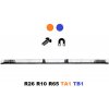 Strobos LED svetelná rampa Optima60/DC, 160cm, oranžovo- modrá 12/24V, R65 Strobos LED svetelná rampa Optima60/DC, 160cm, oranžovo- modrá 12/24V, R65