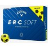 Callaway ERC Soft 2025 Yellow Truvis Black 12 Golfové lopty Callaway ERC Soft 2025 Yellow Truvis Black 12 Golfové lopty