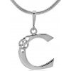 Keltský stříbrný přívěsek písmeno C PRMP13856 Keltský stříbrný přívěsek písmeno C PRMP13856