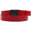 Black Hand dámský kožený opasok 065-50 červený