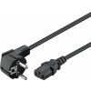 PremiumCord Kabel síťový 230V k počítači 1m KPSP1
