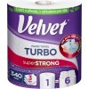 Kuchynské utierky 3-vrstvové Velvet Turbo 1ks, 75,82m, Novinka Kuchynské utierky 3-vrstvové Velvet Turbo 1ks, 75,82m, Novinka