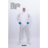 Profi ochranný oblek - overal antiCOVID kategórie III T5B / T6B biely - Veľkosť L Profi ochranný oblek - overal antiCOVID kategórie III T5B / T6B biely - Veľkosť L