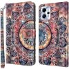 Peňaženkové 3D puzdro na Motorola Moto G13 / G23 / G53 5G - Colorful Mandala Peňaženkové 3D puzdro na Motorola Moto G13 / G23 / G53 5G - Colorful Mandala