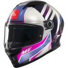 MT Helmets Stinger 2 Tron šedo-fialovo-ružová Integrálna prilba - S - 55-56 cm MT Helmets Stinger 2 Tron šedo-fialovo-ružová Integrálna prilba - S - 55-56 cm