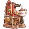 ROBOTIME Roker 3D drevené puzzle Santova dielňa (hracia skrinka) 449 ks ROBOTIME Roker 3D drevené puzzle Santova dielňa (hracia skrinka) 449 ks