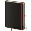 Helma 365 Linajkový zápisník Black Red A5 (L) Helma 365 Linajkový zápisník Black Red A5 (L)