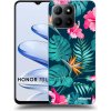 Picasee silikónový prehľadný obal pre Honor 70 Lite - Pink Monstera Picasee silikónový prehľadný obal pre Honor 70 Lite - Pink Monstera