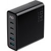 HAV Havit UCLE004 EU - petportni potovalni polnilnik GaN 140 W, črn HAV Havit UCLE004 EU - petportni potovalni polnilnik GaN 140 W, črn
