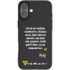 Picasee silikónový čierny obal pre Apple iPhone 16 Plus - Kazma - SVĚT PATŘÍ TĚM, CO SE NEPOSEROU Picasee silikónový čierny obal pre Apple iPhone 16 Plus - Kazma - SVĚT PATŘÍ TĚM, CO SE NEPOSEROU