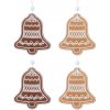 Vianočné perníkové zvončeky 4 ks Vianočné perníkové zvončeky 4 ks