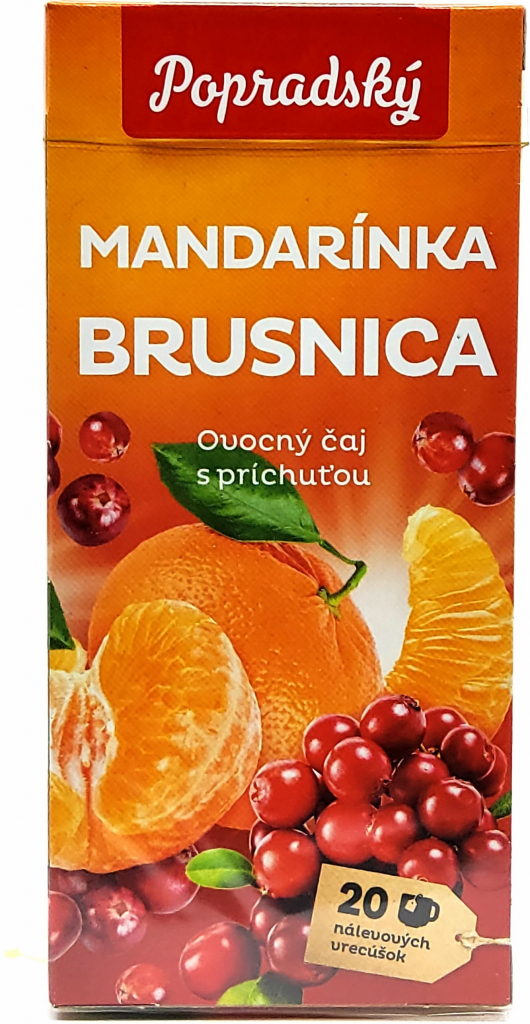 Popradský ovocný čaj Mandarínka brusnica 40 g