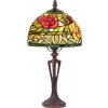 Tiffany lampa na nočný stolík ROSA 240 sklíčok 40*Ø20 Tiffany lampa na nočný stolík ROSA 240 sklíčok 40*Ø20