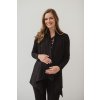Tehotenský zavinovací kardigán Black