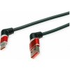 Lindy Kábel USB 2.0 AM/CM Typ C 1m, High Speed, čierny/červený, uhľový 90°, otočné konektory 11028345 Lindy Kábel USB 2.0 AM/CM Typ C 1m, High Speed, čierny/červený, uhľový 90°, otočné konektory 11028345