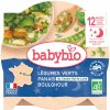 Babybio Good Night menu Zelená zelenina paštrnák a boulghour s koriandrom 230 g