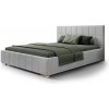 Wilsondo Čalúnená manželská posteľ s úložným priestorom Lily 180x200 - svetlosivá Wilsondo Čalúnená manželská posteľ s úložným priestorom Lily 180x200 - svetlosivá