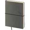Helma Zápisník Flexio Grey tečkovaný 14,5 × 20,5 cm