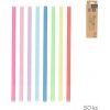 Slamky plast ORION 50ks mix farieb pre opakované použitie