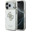 Guess PC/TPU Mirror 4G Glitter Logo MagSafe Zadní Kryt pre iPhone 17 Pro Max Gold