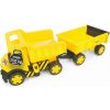 WADER Auto Gigant Truck + vlečka