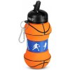 Skládací silikonová láhev NILS Camp NC4104 550ml basketbal Skládací silikonová láhev NILS Camp NC4104 550ml basketbal