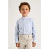 Detská bavlnená košeľa Mayoral 3120.5E.Mini.PPYA béžová 134 Detská bavlnená košeľa Mayoral 3120.5E.Mini.PPYA béžová 134