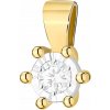 ZLATÝ PRÍVESOK KLASICKÝ S BRILANTOM DIAMANT 585 DARČEK GRAVÍROVANIE ZLATÝ PRÍVESOK KLASICKÝ S BRILANTOM DIAMANT 585 DARČEK GRAVÍROVANIE