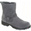 GEOX Olivia B členkové čižmy semiš tmavo sivá 33 GEOX Olivia B členkové čižmy semiš tmavo sivá 33