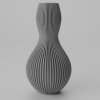 Váza Terra Luxe Farba produktu: Šedá, Výška vázy: M-200mm Váza Terra Luxe Farba produktu: Šedá, Výška vázy: M-200mm