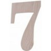 Číslo domu 7 prírodné drevo 180mm Číslo domu 7 prírodné drevo 180mm