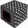 HOBBYDOG Butterfly Bed - Černá s tlapkami R4 HOBBYDOG Butterfly Bed - Černá s tlapkami R4