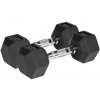 HEX 2x5 kg pogumované liatinové činky REBEL ACTIVE HEX 2x5 kg pogumované liatinové činky REBEL ACTIVE