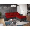 Rohová rozkladacia sedačka GRAND červeno-čierna - SAWANA 13 + SAWANA 14 Rohová rozkladacia sedačka GRAND červeno-čierna - SAWANA 13 + SAWANA 14