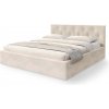 Wilsondo Čalúnená manželská posteľ Miran 140x200 - krémová Wilsondo Čalúnená manželská posteľ Miran 140x200 - krémová