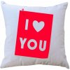 JAKS Vankúš 40 x 40 cm Vzor: I love you JAKS Vankúš 40 x 40 cm Vzor: I love you