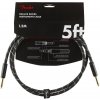 Fender Deluxe Series 5' Instrument Cable Black Tweed Fender Deluxe Series 5' Instrument Cable Black Tweed