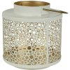 Lampáš kov biel/zlatý pr.19/11/ V20cm Lampáš kov biel/zlatý pr.19/11/ V20cm