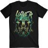 Slayer tričko Daemonic Twin čierne Slayer tričko Daemonic Twin čierne