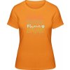 Premium Tričko - Farebný nápis DOG Mama - Oranžová - XXL - Dámske Premium Tričko - Farebný nápis DOG Mama - Oranžová - XXL - Dámske