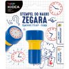 Kidea pečiatka na precvičenie určovania času D Kidea pečiatka na precvičenie určovania času D