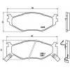 Sada brzdových platničiek kotúčovej brzdy BREMBO P 11 007 Sada brzdových platničiek kotúčovej brzdy BREMBO P 11 007