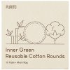 Purito Inner Green Reusable Cotton Rounds bavlnené tampóny na odlíčenie a čistenie pleti 10 ks