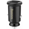 Baseus CCALL-ML01 Grain Nabíjačka do Autá 15.5W 2x USB Black (6953156276512) Baseus CCALL-ML01 Grain Nabíjačka do Autá 15.5W 2x USB Black (6953156276512)