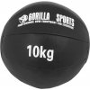 Gorilla Sports Kožený medicinbal, 10 kg, čierny Gorilla Sports Kožený medicinbal, 10 kg, čierny