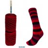 MERINO SOCKS Lana Gatto Farby MERINO SOCKS: 30636 červeno-čierny mix MERINO SOCKS Lana Gatto Farby MERINO SOCKS: 30636 červeno-čierny mix
