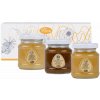 Darčeková krabička s medmi - agátový, lipový a lesný med 3 x 170 g - Pleva